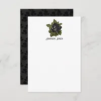 Vintage Gothic Black Roses Personalized