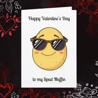 Happy Valentine's Day to my Spud Muffin Funny Card