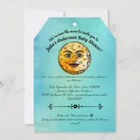 Over the Moon Baby Shower Celebration Invitation