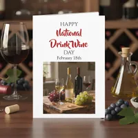 Happy National Wine Day! February 18th Card