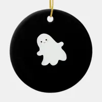Little Boo Aesthetic Cool Ceramic Ornament