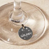 In the Mood Grumpy Wine Charm