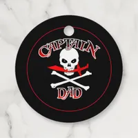 Captain Dad  Favor Tags