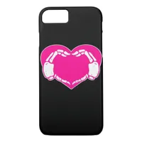 Skeleton Heart Hands Gothic Classic Look iPhone 8/7 Case