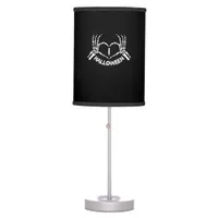 Skeleton Hand Heart Lazy Halloween Costume Funny Table Lamp
