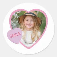 Heart Shaped Photo Valentine Sticker