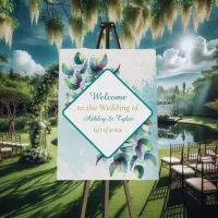 Welcome to Our Wedding | Botanical Greenery Foam Board