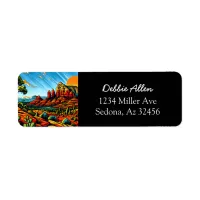 Sedona, Arizona Personalized Label