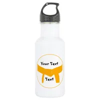 Martial Arts Orange Belt Water Bottle