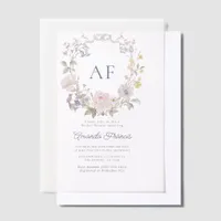 Cottagecore Wildflower Romantic Bridal Shower Vellum Invitations