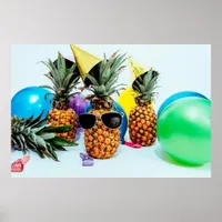 Party Time Pineapples with Party Favors, ZSSG Poster