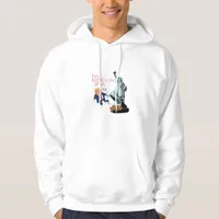 No Kings In USA Statue Of Kicking Out Fump Classic Hoodie