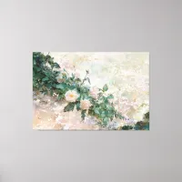 *~*  Add TEXT Peony TV2 Stretched Canvas Print