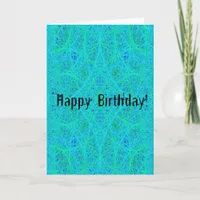 Abstract Birthday Card