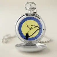 Pocket Watch - Hummingbird and Sun