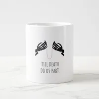 Till Death Do Us Part Boxy Giant Coffee Mug