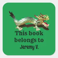 Label - This Book Belongs to Dragon