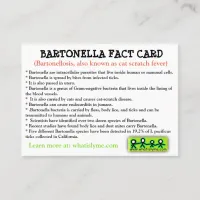 Bartonella Fact Card