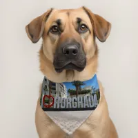 I love Hurghada Egypt Vacation Souvenir Photo Pet Bandana Collar