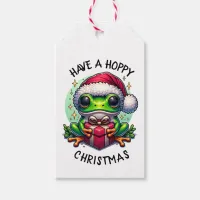 Have a Hoppy Christmas | Frog Pun Gift Tags