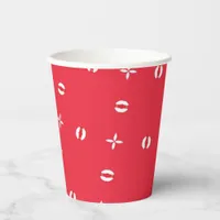 Christmas Holiday Charm Pattern 09 -  Paper Cups