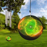 Cat's Eye Nebula Green Planetary Cosmos Abstract Wind Chime