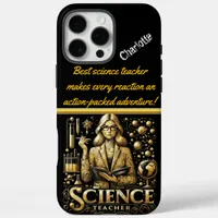 Motivating Science Teacher in Lab iPhone 16 Pro Max Case