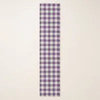 Purple Plaid Scarf