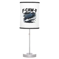 F-Caw-F Classic Vintage Graphic Table Lamp