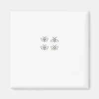 Cottagecore Moths Classic Magnet