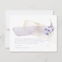 Wildflower Wedding Watercolor Thank You Peri ID954