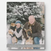 Christmas in Retirement Magazine Cover Plaque