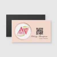 Rose Gold and Blush Pink Event Planner QR Code