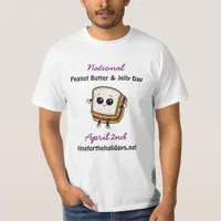 National Peanut Butter and Jelly Day April 2 T-Shirt