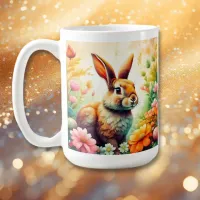 Hopping in to Easter with Joy Vintage Bunny Coffee Mug