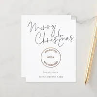 Budget Logo Elegant Company Christmas Greetings