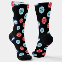 Poker Casino Chips Socks