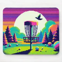 Disc Golf Pin Pixel Art Mouse Pad