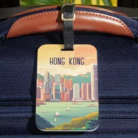 Hong Kong Luggage Tag