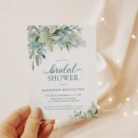 BUDGET Dusty Blue Eucalyptus Bridal Shower