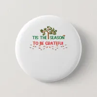 Tis The Season Retro Classic Button