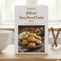 Happy Spicy Hermit Cookie Day | Nov 15th Card