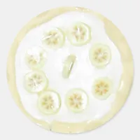 Banana Cream Pie Food Dessert Stickers