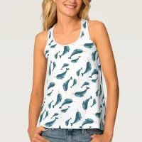 Narwhal Pattern Women's Tank Top