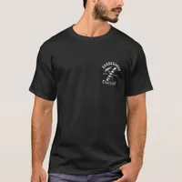 Modern Barbershop Logo Business Uniform T-Shirt