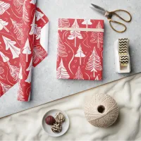 Red Christmas Pattern#6 ID1009 Wrapping Paper