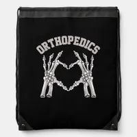 Orthopedics Skeleton Hand Heart Ortho Nurse Rn Cre Drawstring Bag