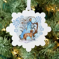 Winter Walk Ornament Card