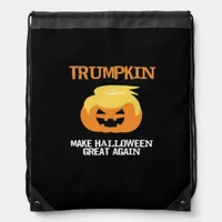 Halloween Trumpkin V3 Drawstring Bag