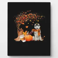 It’s Fall Y’all Dog Autumn Aesthetic Style Plaque